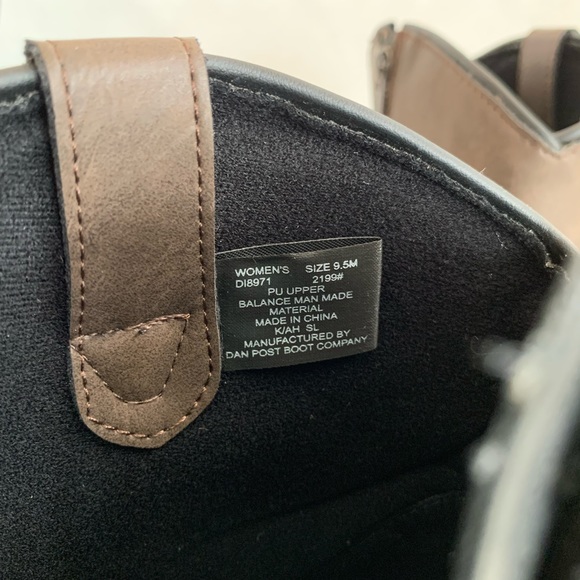 New Dingo Aydra Dark Taupe Faux Leather Ankle Strap Western Booties Woman’s 9.5M - Picture 11 of 12